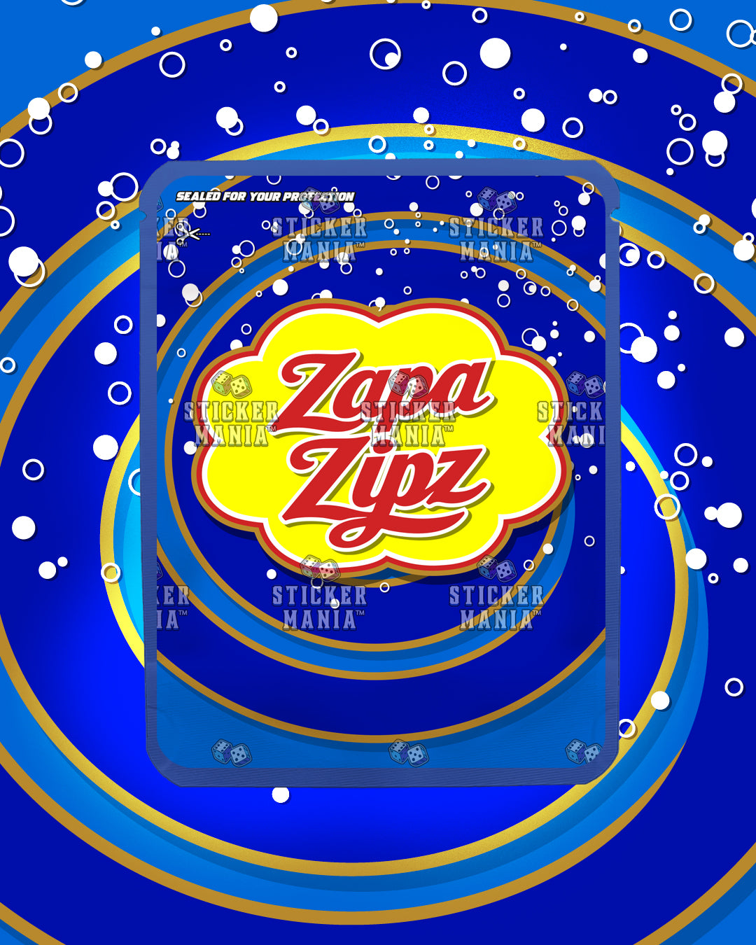 Zapa Zipz Berry | Pre-Made Sticker Bag | 3.5g