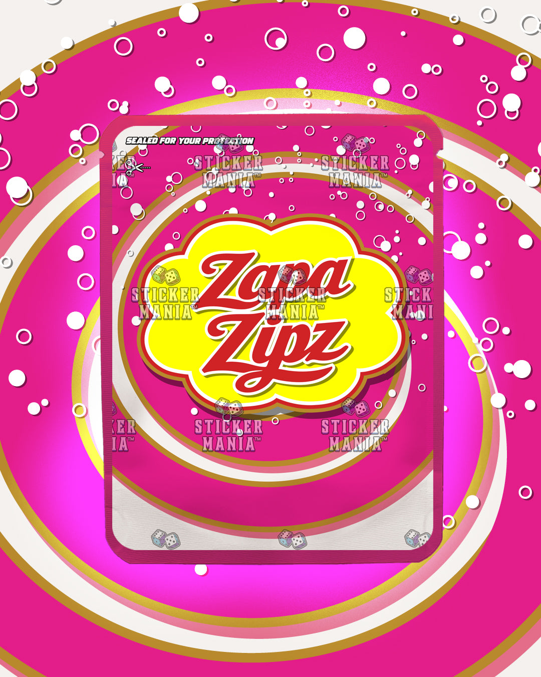 Zapa Zipz Dragon Fruit | Pre-Made Sticker Bag | 3.5g