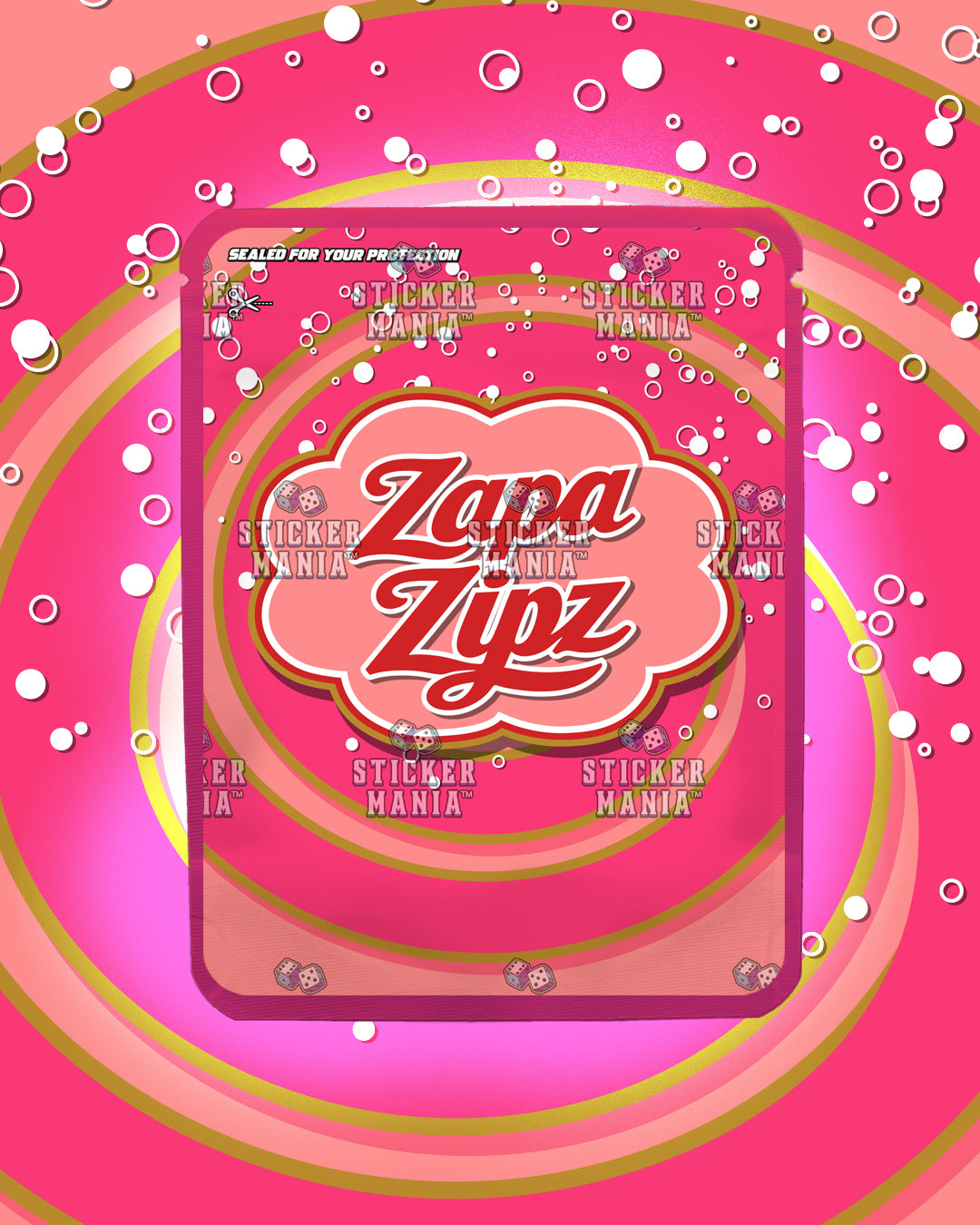 Zapa Zipz Guava | Pre-Made Sticker Bag | 3.5g