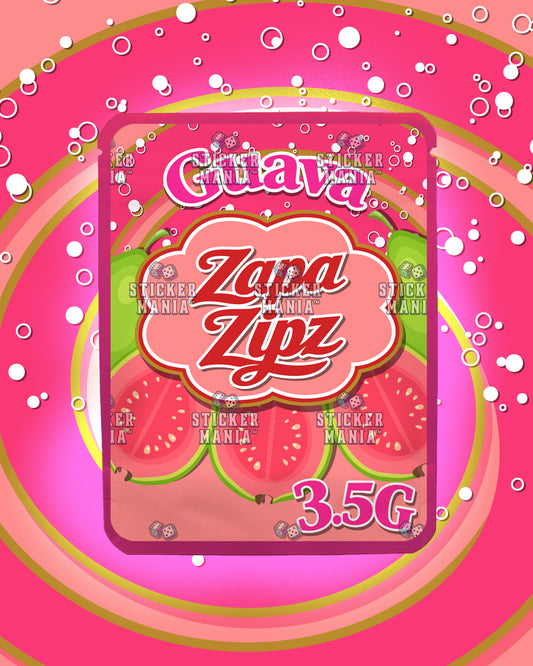 Zapa Zipz Guava | Pre-Made Sticker Bag | 3.5g