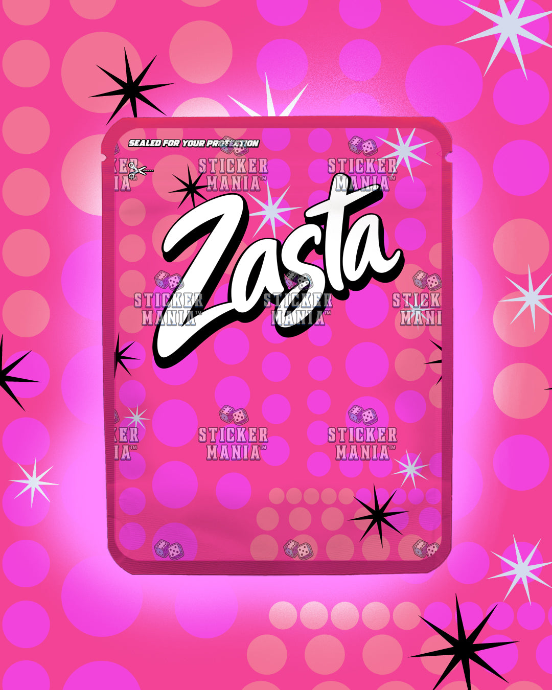 Zasta Dragon Fruit | Pre-Made Sticker Bag | 3.5g
