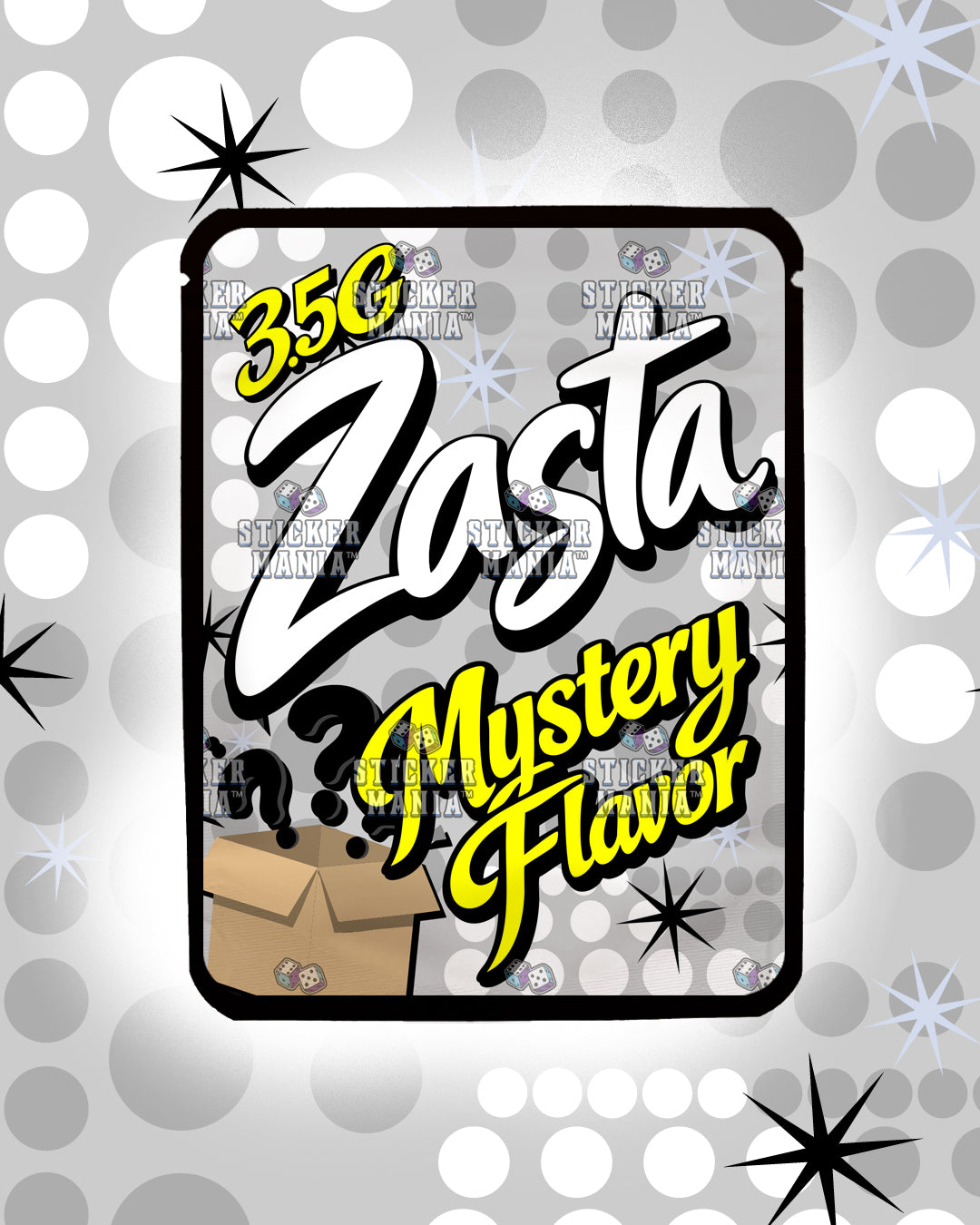 Zasta Mystery Flavor | Pre-Made Sticker Bag | 3.5g