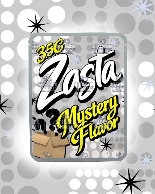 Zasta Mystery Flavor | Pre-Made Sticker Bag | 3.5g