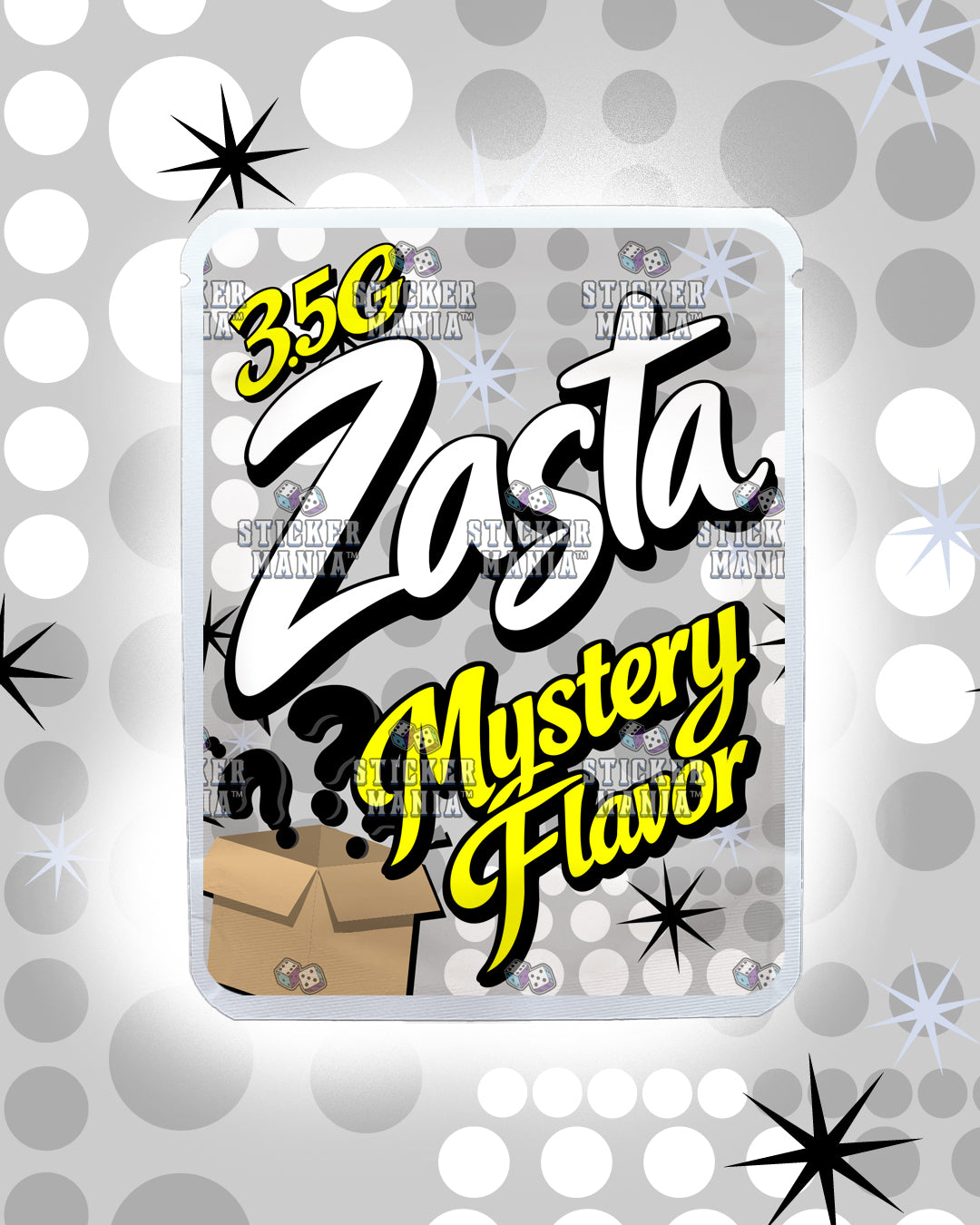 Zasta Mystery Flavor | Pre-Made Sticker Bag | 3.5g
