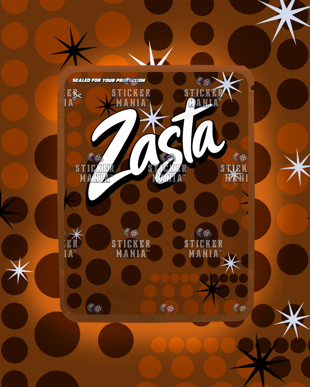 Zasta Root Beer | Pre-Made Sticker Bag | 3.5g