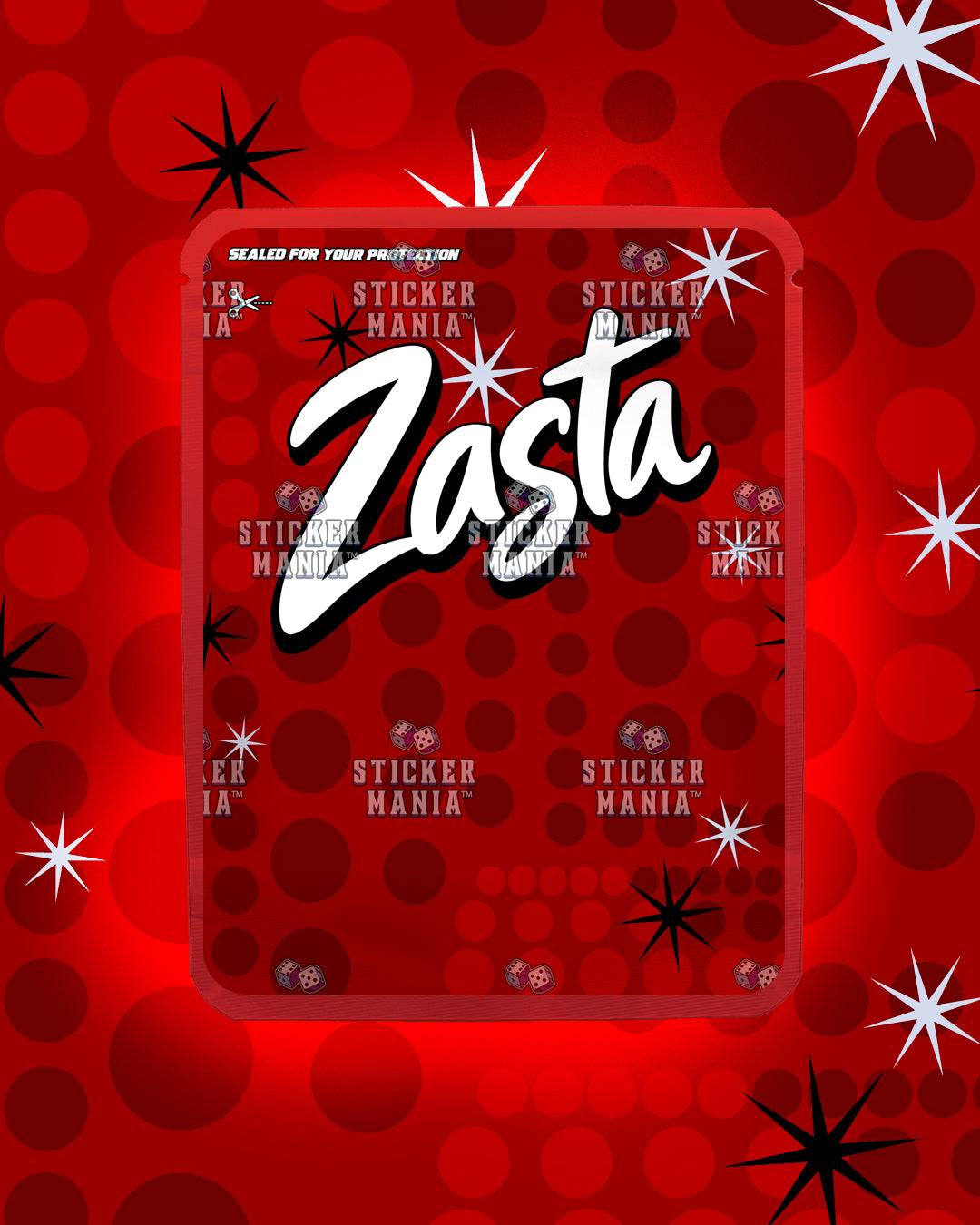 Zasta Very Cherry | Pre-Made Sticker Bag | 3.5g