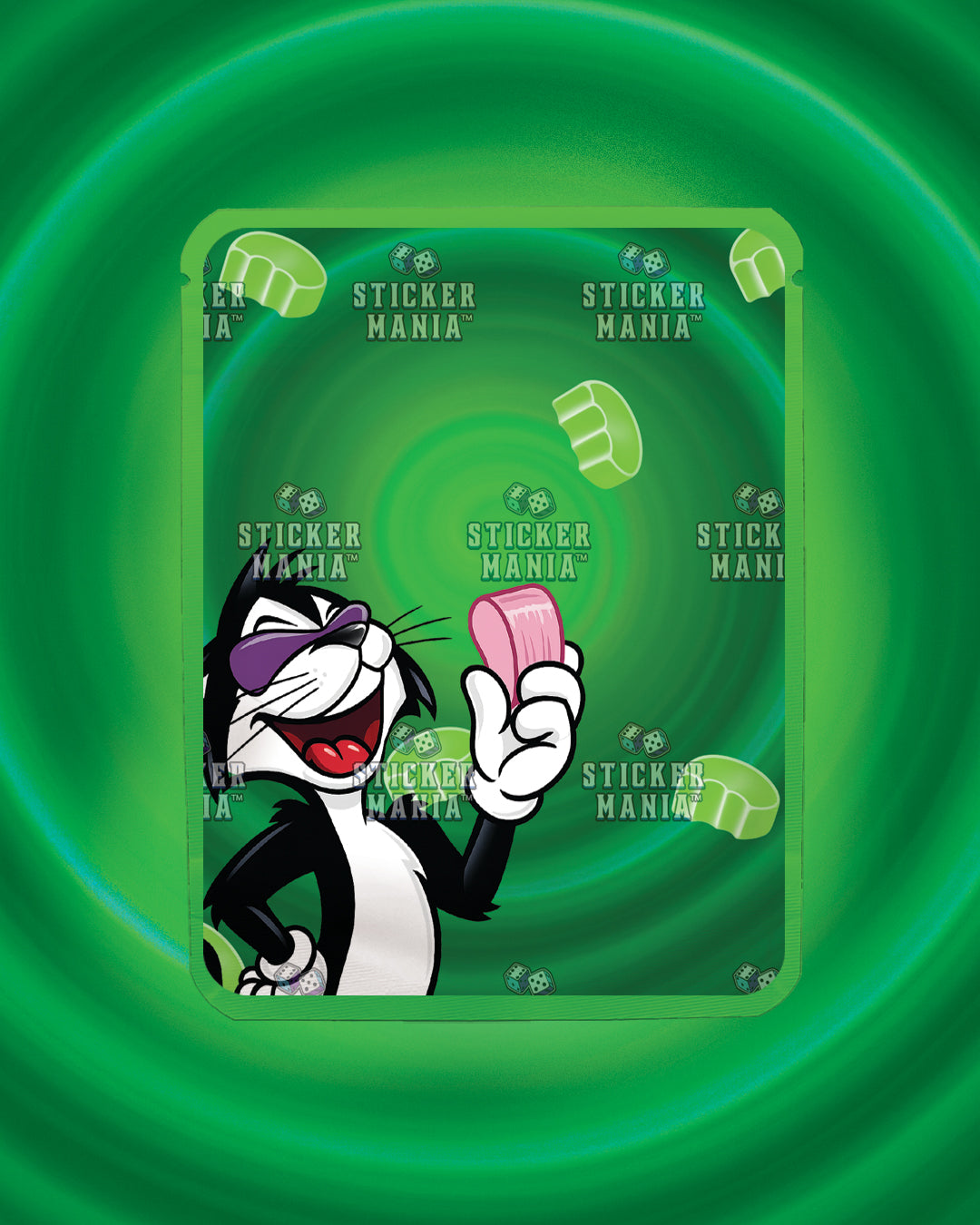 Zazaloo Apple Rush | Pre-Made Sticker Bag | 3.5g