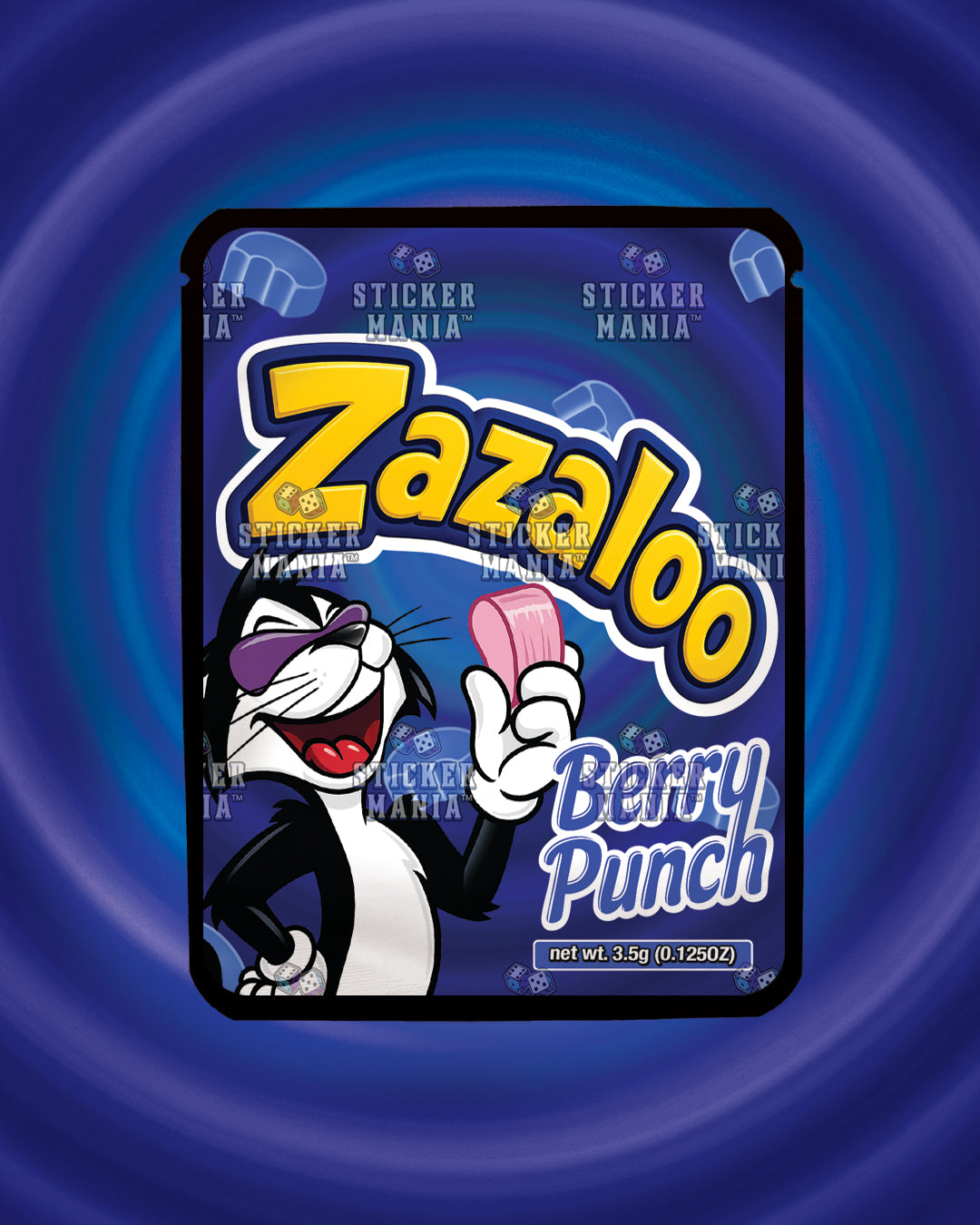 Zazaloo Berry Punch | Pre-Made Sticker Bag | 3.5g