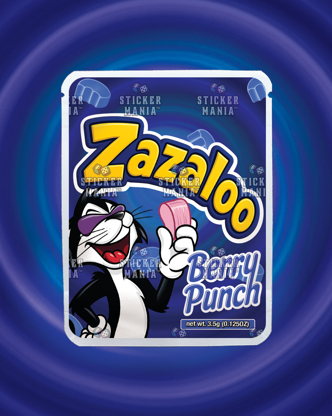 Zazaloo Berry Punch | Pre-Made Sticker Bag | 3.5g