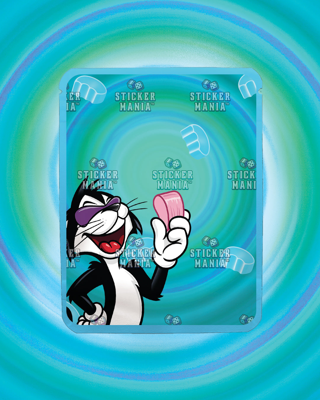 Zazaloo Blue Raspberry | Pre-Made Sticker Bag | 3.5g