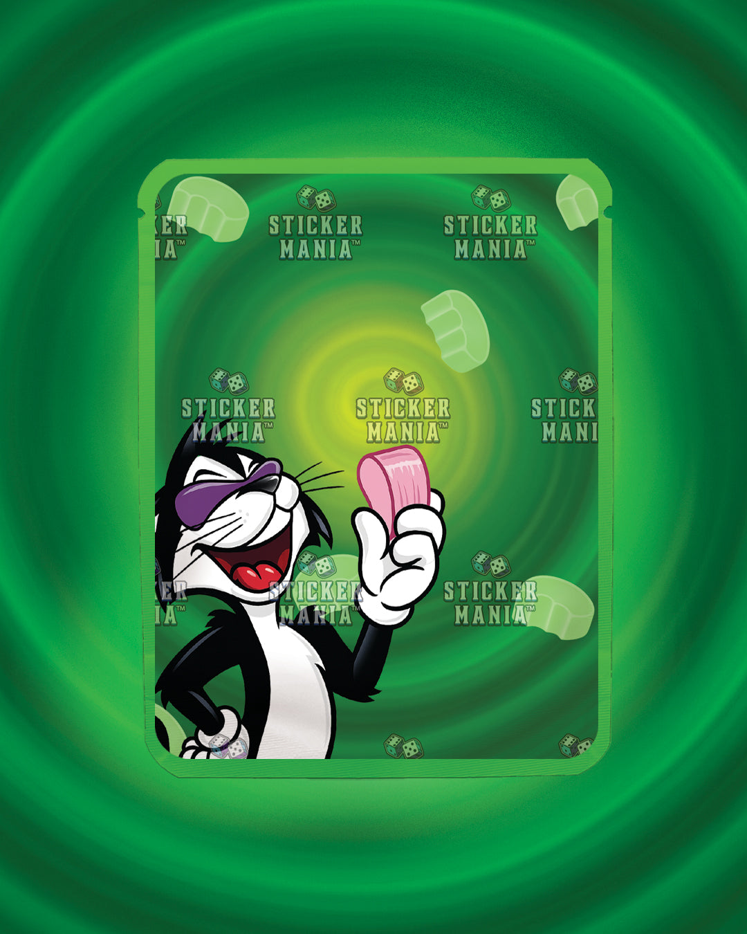 Zazaloo Kiwi Blast | Pre-Made Sticker Bag | 3.5g