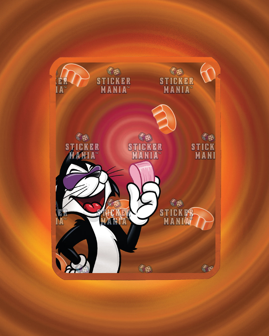 Zazaloo Tangerine Tides | Pre-Made Sticker Bag | 3.5g