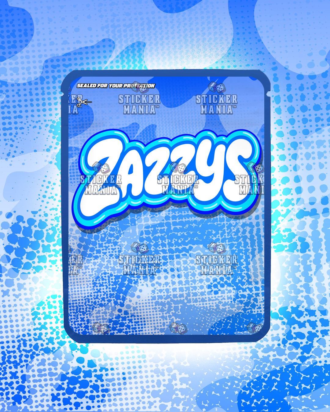 Zazzys Sprinkle Cupcake | Pre-Made Sticker Bag | 3.5g