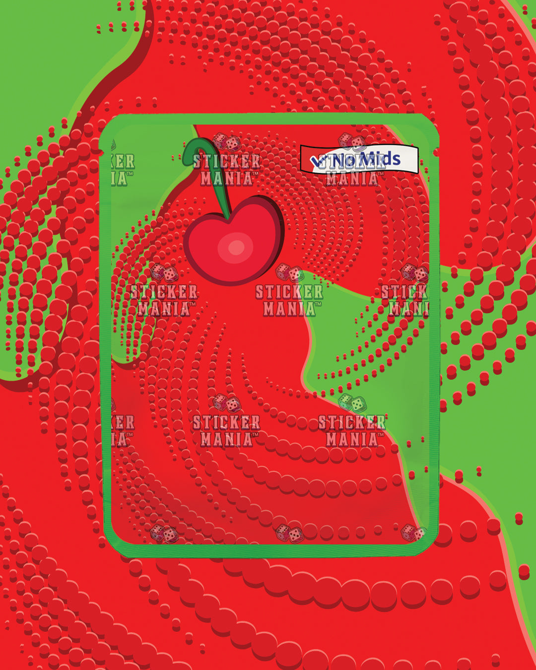 Zen Dip Cherry Blast | Pre-Made Sticker Bag | 3.5g