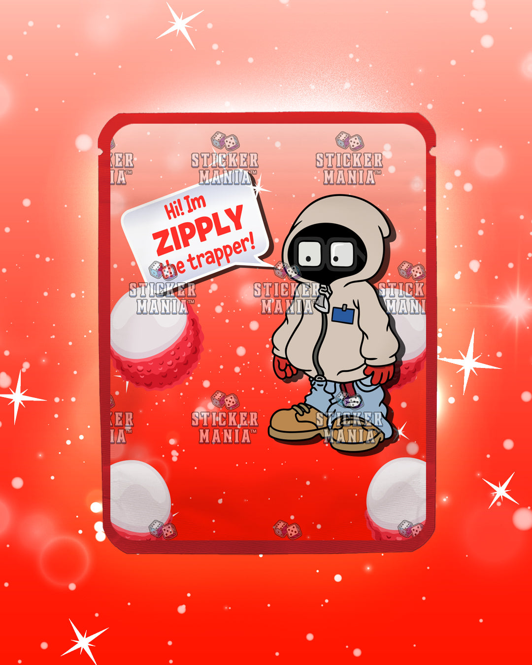 Zipz Lychee Beltz | Pre-Made Sticker Bag | 3.5g