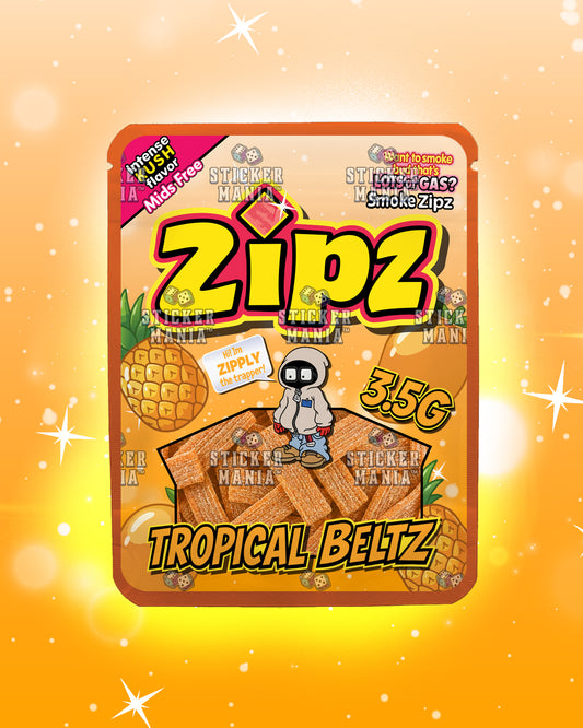 Zipz Tropical Beltz | Pre-Made Sticker Bag | 3.5g