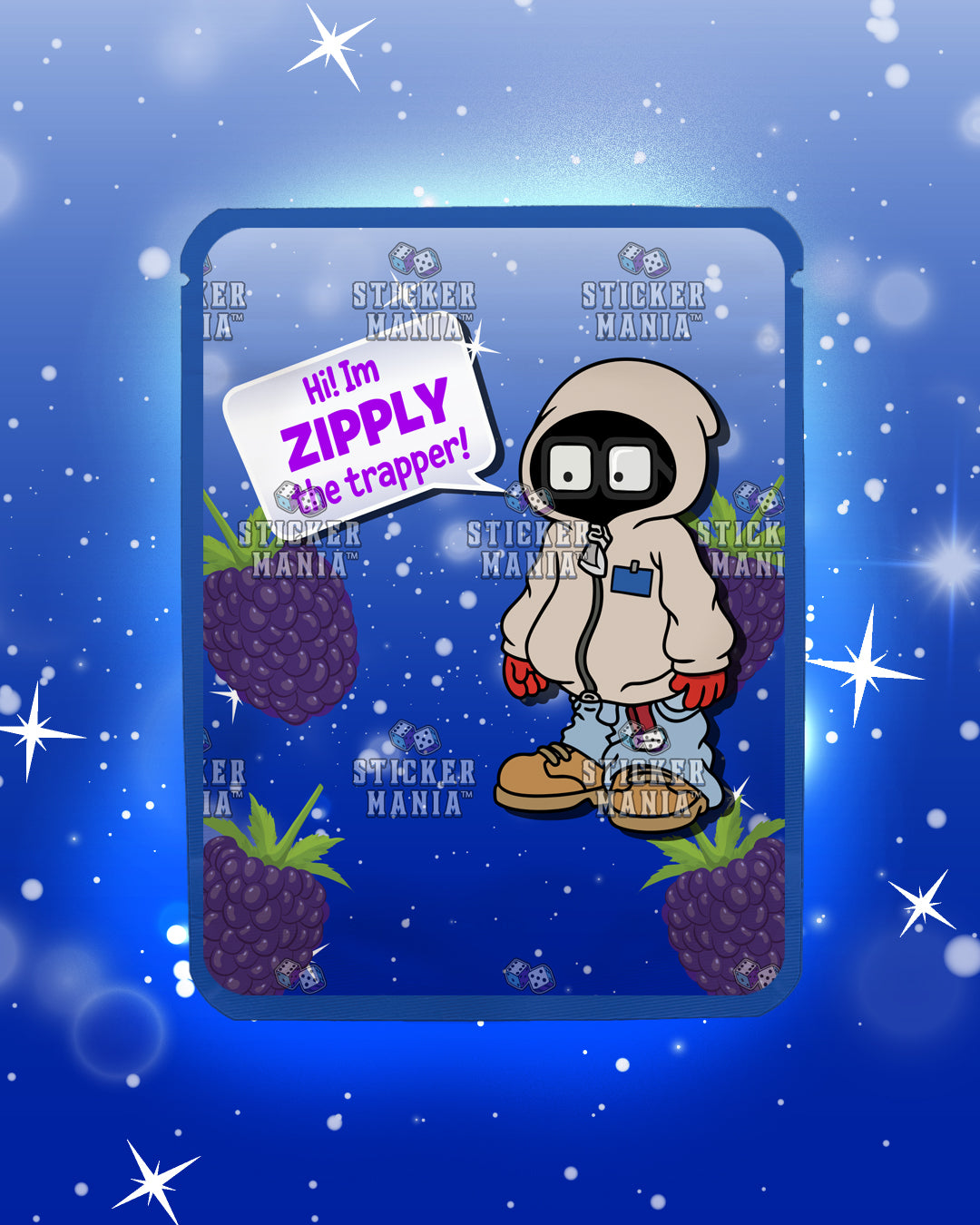 Zipz Wild Berry Beltz | Pre-Made Sticker Bag | 3.5g