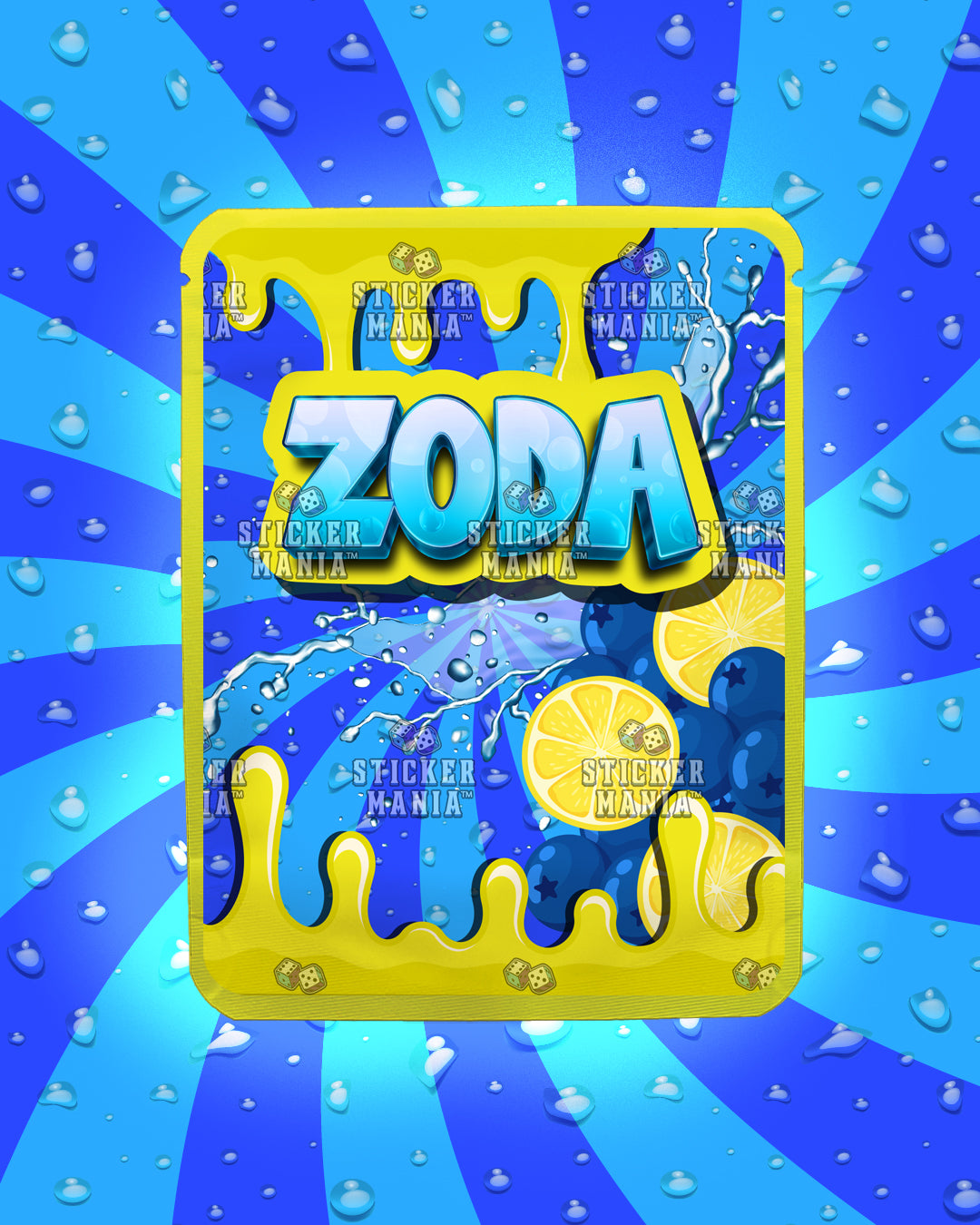 Zoda Blueberry Lemonade | Pre-Made Sticker Bag | 3.5g