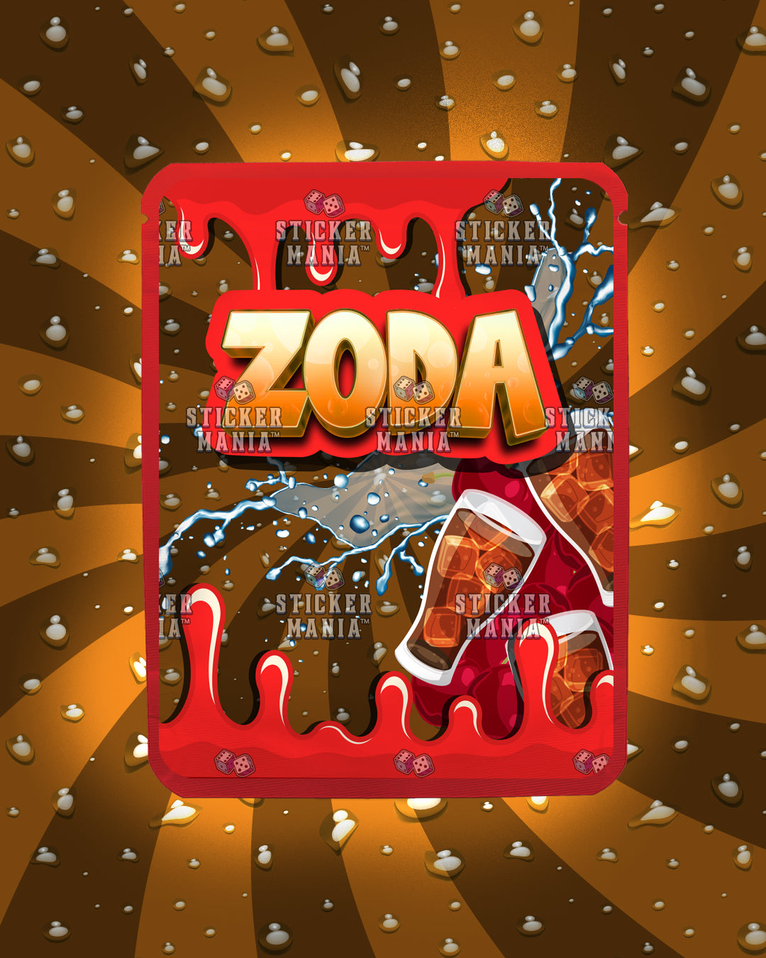 Zoda Cherry Cola | Pre-Made Sticker Bag | 3.5g