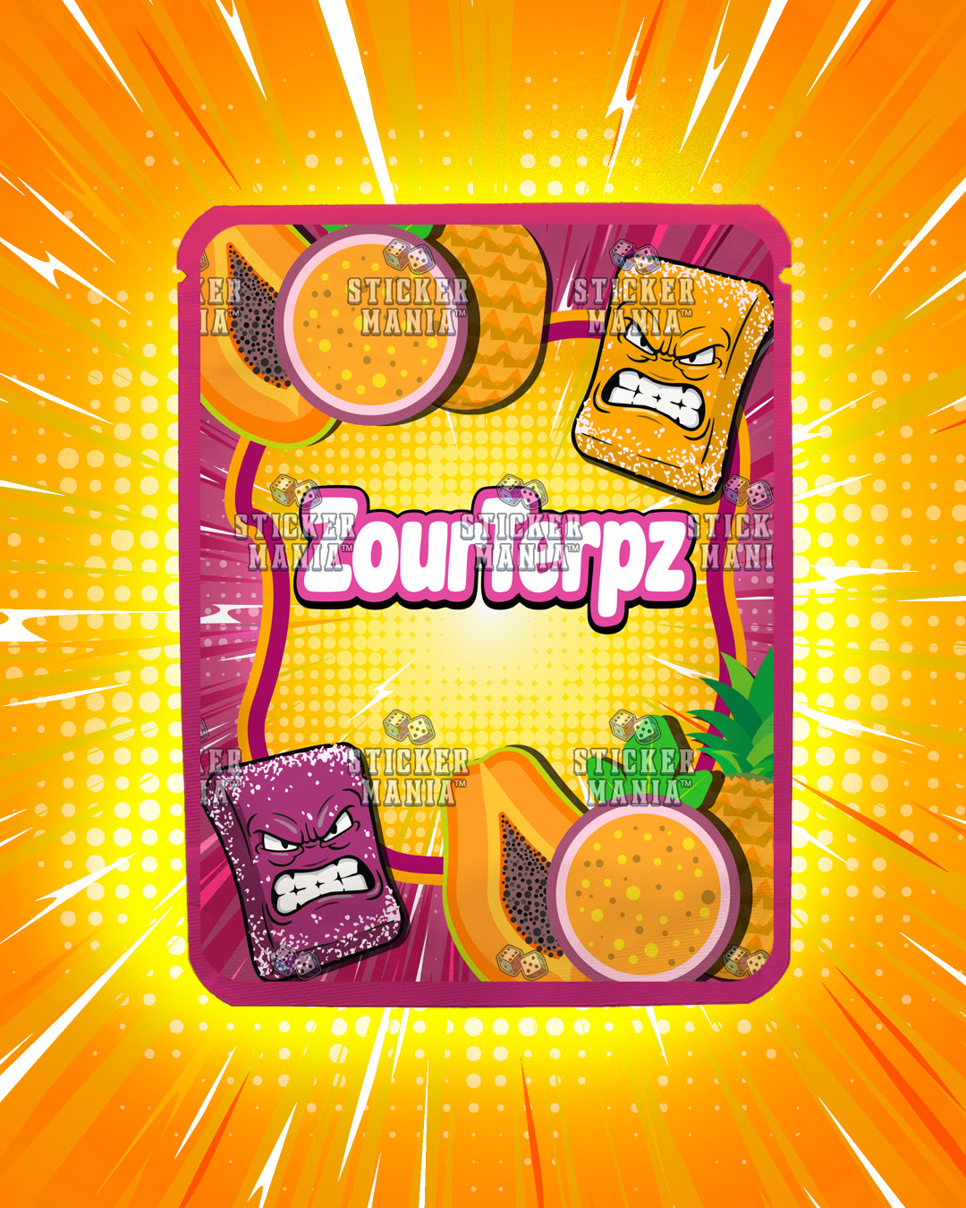 Zour Terpz Paradise Blend | Pre-Made Sticker Bag | 3.5g