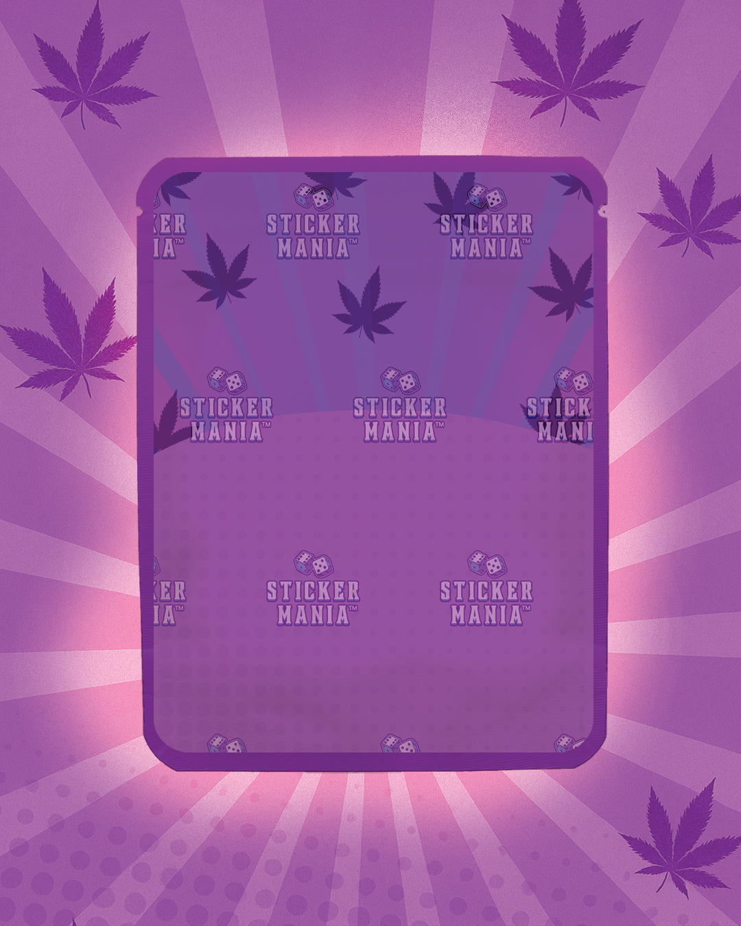 Zour Zandy Grape | Pre-Made Sticker Bag | 3.5g