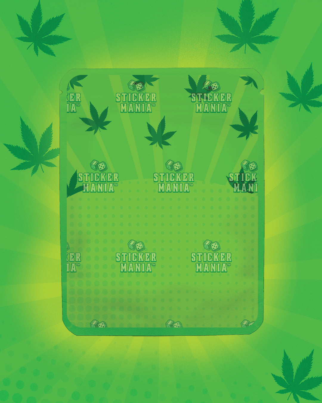 Zour Zandy Green Apple | Pre-Made Sticker Bag | 3.5g