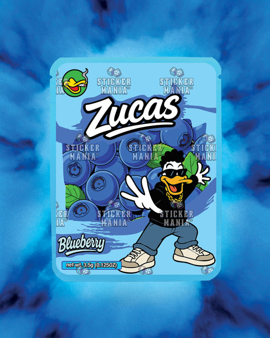 Zucas Blueberry | Pre-Made Sticker Bag | 3.5g