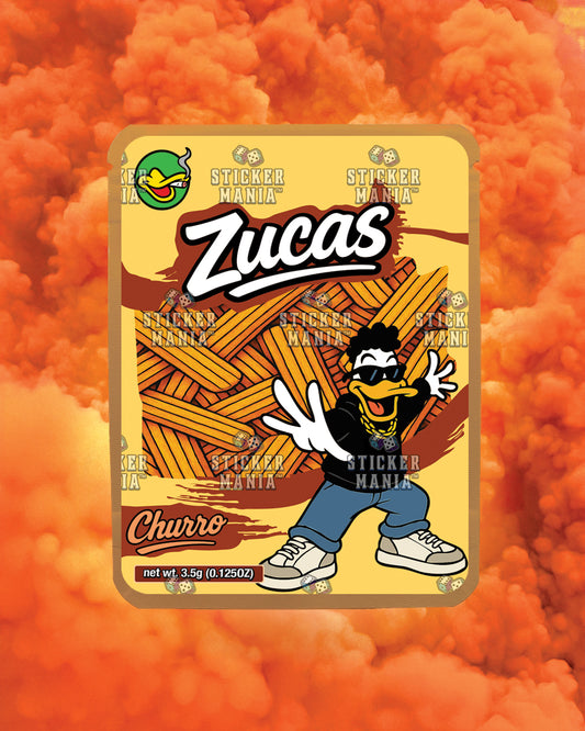 Zucas Churro | Pre-Made Sticker Bag | 3.5g