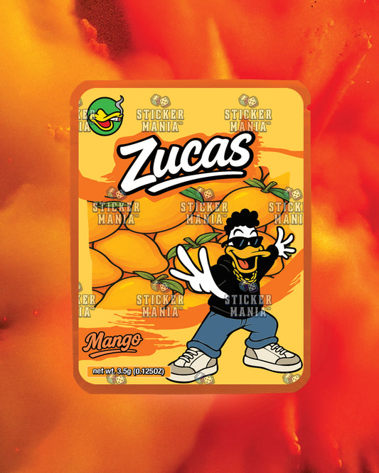 Zucas Mango | Pre-Made Sticker Bag | 3.5g