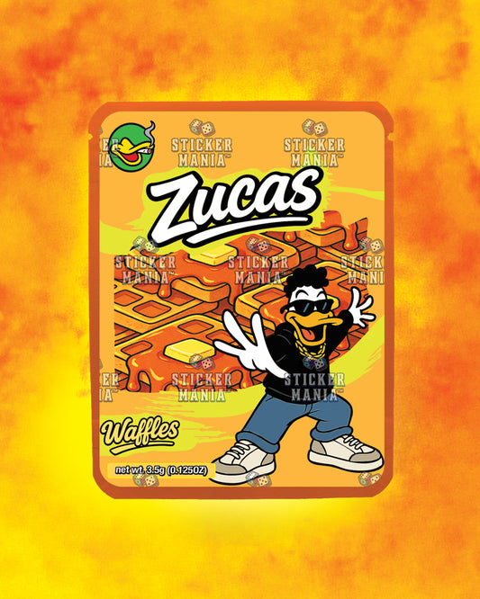 Zucas Waffles | Pre-Made Sticker Bag | 3.5g