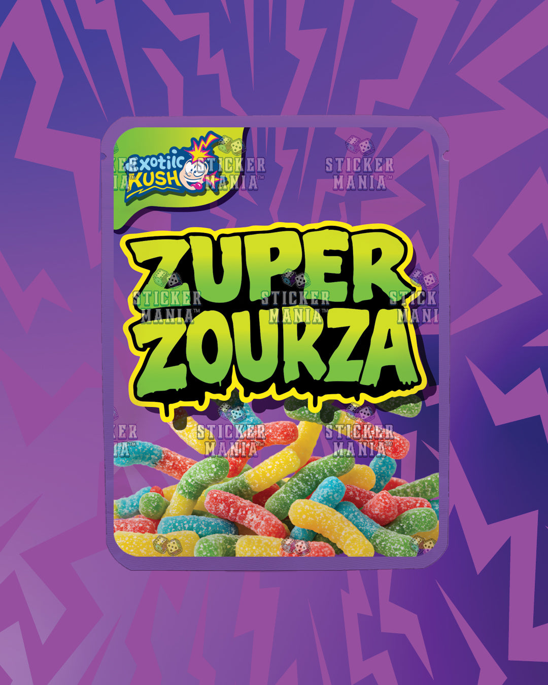Zuper ZourZa Blackberry Fusion | Pre-Made Sticker Bag | 3.5g