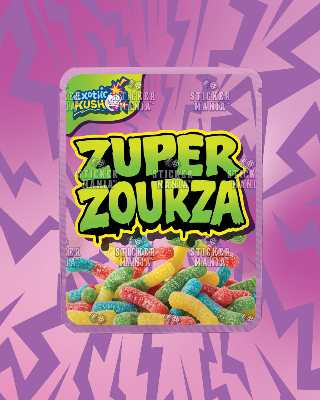 Zuper ZourZa Guava Blast | Pre-Made Sticker Bag | 3.5g