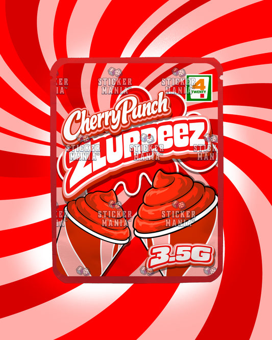 Zlurpeez Cherry Punch | Pre-Made Sticker Bag | 3.5g