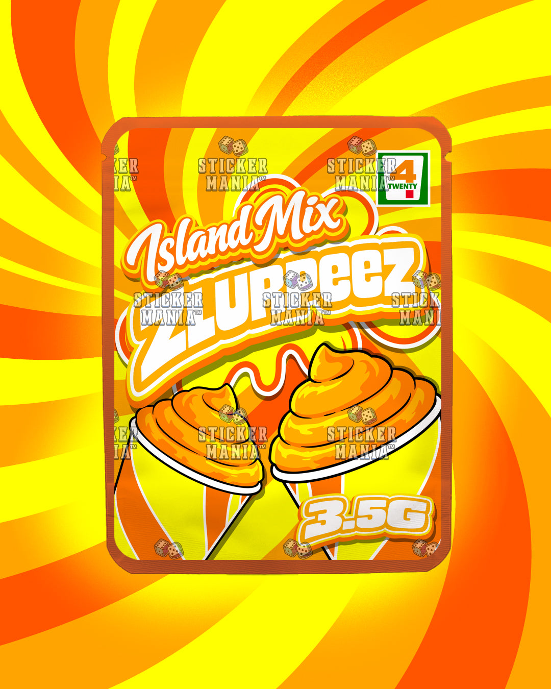 Zlurpeez Island Mix | Pre-Made Sticker Bag | 3.5g