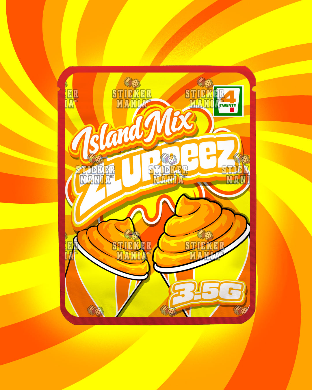 Zlurpeez Island Mix | Pre-Made Sticker Bag | 3.5g