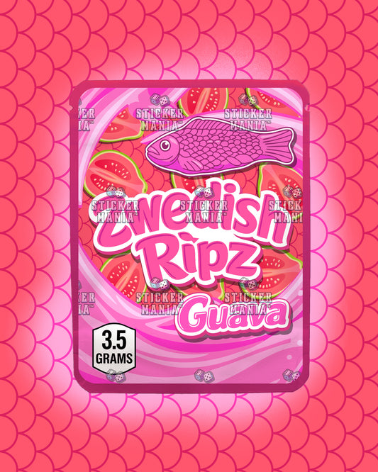 Zwedish Ripz Guava | Pre-Made Sticker Bag | 3.5g