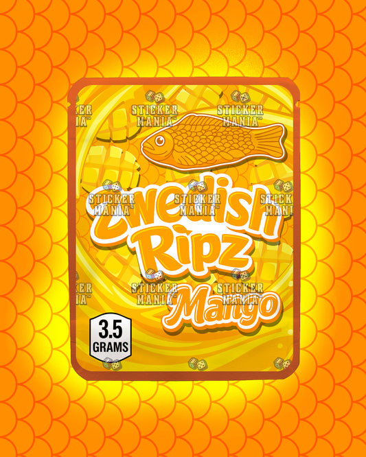 Zwedish Ripz Mango | Pre-Made Sticker Bag | 3.5g
