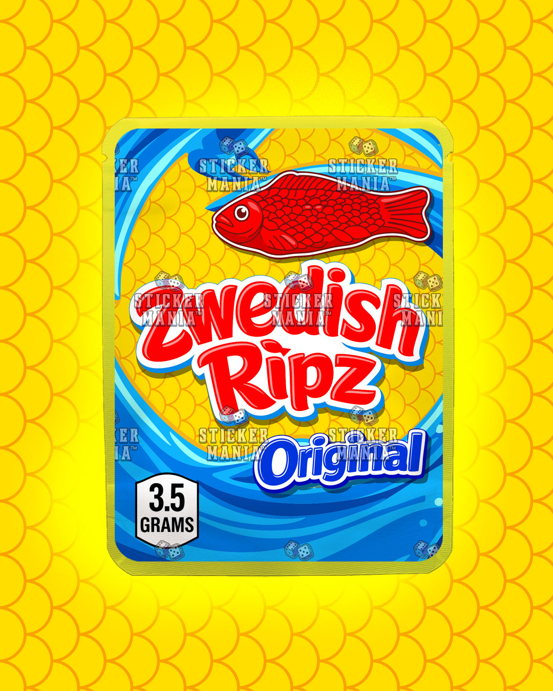 Zwedish Ripz Original | Pre-Made Sticker Bag | 3.5g