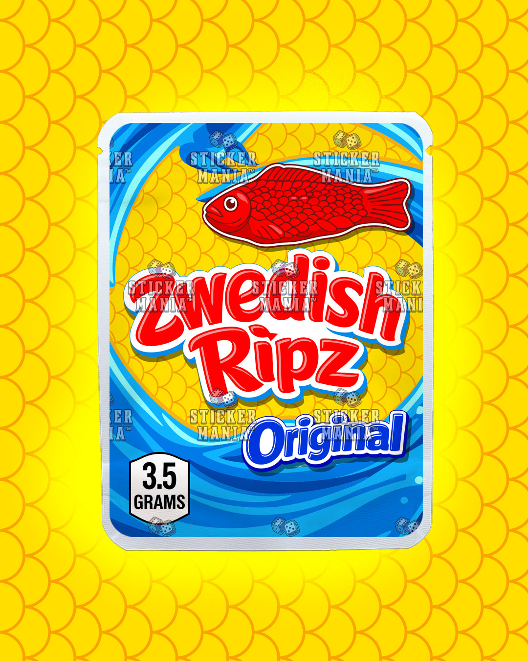 Zwedish Ripz Original | Pre-Made Sticker Bag | 3.5g