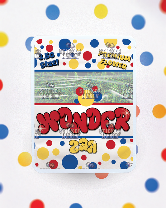 Wonder Za | Pre-Made Sticker Bag | 3.5g