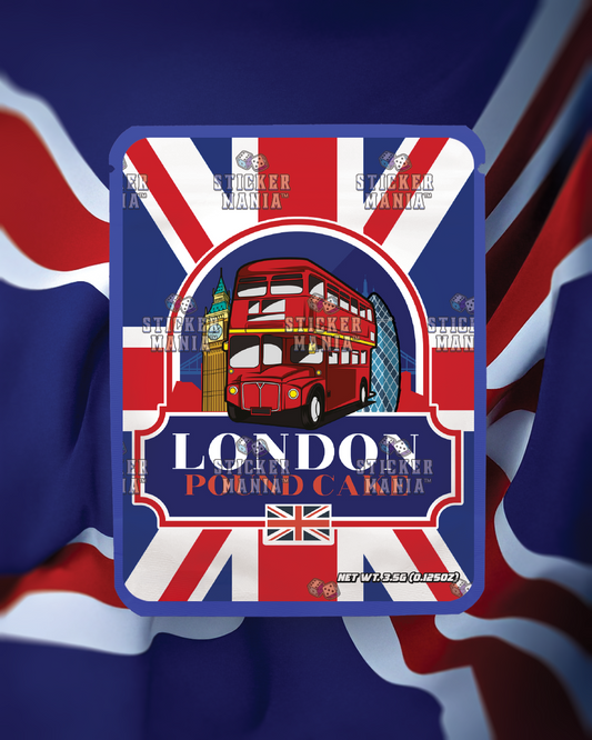 London Pound Cake | Pre-Made Sticker Bag | 3.5g